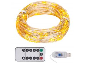 8720286380888 - Bonnevie - LED-Lichterkette mit 150 LEDs Warmweiß 15 m vidaXL379651