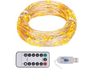 8720286380895 - Vidaxl - LED-Lichterkette mit 300 LEDs Warmweiß 30 m