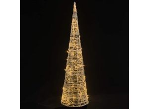 8720286414965 - Vidaxl - LED-Kegel Acryl Weihnachtsdeko Pyramide Warmweiß 120 cm 8720286414965 - Vidaxl - LED-Kegel Acryl Weihnachtsdeko Pyramide Warmweiß 120 cm