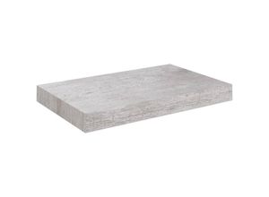 8720286416891 - Bonnevie - Schwebendes Wandregal Wandboard Betongrau 23x235x38 cm mdf vidaXL