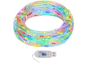 8720286434451 - LED-Lichterdraht 40 m 400 led Mehrfarbig 8 Funktionen Vidaxl Multicolour