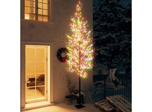 8720286442852 - Vidaxl - Weihnachtsbaum 1200 LEDs Buntes Licht Kirschblüten 400 cm Mehrfarbig