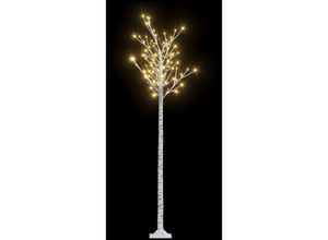 8720286442982 - Bonnevie - WeihnachtsbaumKunstbaum 200 LEDs 22 m Warmweiß Weide Indoor Outdoor vidaXL