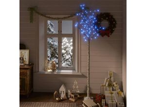 8720286443002 - Bonnevie - WeihnachtsbaumKunstbaum 200 LEDs 22 m Blau Weide Indoor Outdoor vidaXL