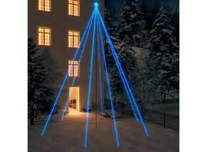 8720286443781 - Bonnevie - Weihnachtsbaum-LichterketteKunstbaum Indoor Outdoor 1300 LEDs Blau 8 m vidaXL