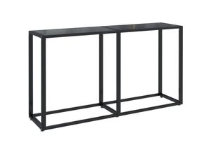 8720286462720 - Vidaxl - Konsolentisch Schwarz 140x35x755 cm Hartglas Black