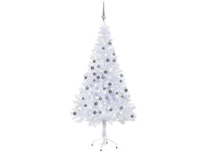 8720286497524 - Künstlicher Weihnachtsbaum，Kunstbaum mit LEDs & Kugeln 150 cm 380 Zweige vidaXL