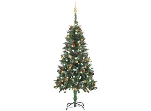 8720286498866 - Bonnevie - Künstlicher WeihnachtsbaumKunstbaum mit LEDs & Kugeln 150 cm vidaXL