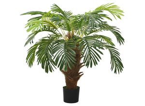 8720286512272 - Bonnevie - Künstliche Palme Cycas mit Topf 90 cm Grün vidaXL606643