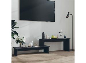 8720286541890 - Bonnevie - TV-SchrankTV-Möbel Grau 180x30x43 cm Holzwerkstoff vidaXL