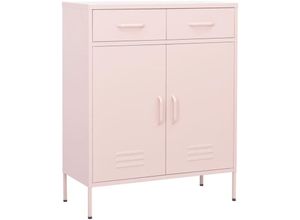 8720286564691 - Vidaxl - Lagerschrank Rosa 80x35x1015 cm Stahl Rosa