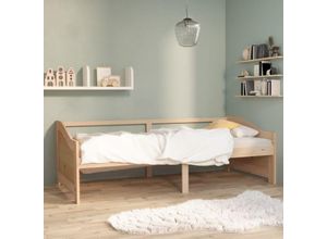 8720286579220 - Minkurow - TagesbettGästebett 3-Sitzer Massivholz Kiefer 90x200 cm vidaXL