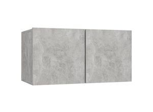 8720286587621 - Bonnevie - TV-Hängeschrank TV-Wandschrank Betongrau 60x30x30 cm vidaXL