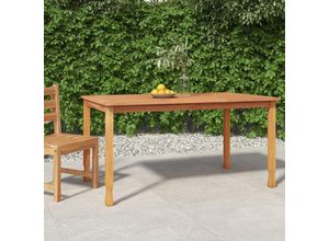 8720286602867 - Bonnevie - Garden EsstischGartentisch 150x90x75 cm Massivholz Teak vidaXL