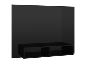 8720286606162 - Bonnevie - TV-Wandschrank TV-Schrank Hochglanz-Schwarz 120x235x90 cm Holzwerkstoff vidaXL 8720286606162 - Bonnevie - TV-Wandschrank TV-Schrank Hochglanz-Schwarz 120x235x90 cm Holzwerkstoff vidaXL