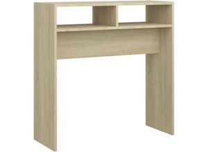 8720286606391 - Bonnevie - KonsolentischFlurtisch Sonoma-Eiche 78x30x80 cm Holzwerkstoff vidaXL