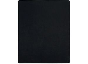 8720286658376 - Bonnevie - Spannbettlaken Jersey Schwarz 160x200 cm Baumwolle vidaXL992631