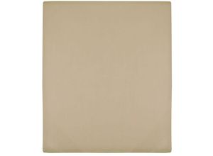 8720286658420 - Spannbettlaken 2 Stk Jersey Taupe 90x200 cm Baumwolle Vidaxl 281287