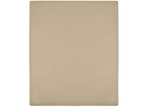 8720286658437 - Vidaxl - Spannbettlaken Jersey Taupe 100x200 cm Baumwolle 105763