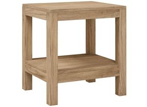 8720286819067 - Badezimmer-Beistelltisch 45x35x45 cm Massivholz Teak Vidaxl Braun