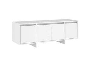 8720286834848 - Vidaxl - TV-SchrankTV-Möbel Weiß 120x30x405 cm Holzwerkstoff