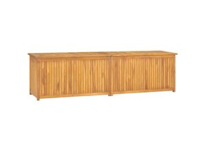 8720286848142 - Gartenbox 200x50x55 cm Massivholz Teak vidaXL - Braun