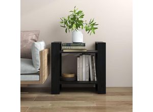8720286905166 - Bücherregal Raumteiler,Bücherschrank Schwarz 60x35x57 cm Massivholz Kiefer vidaXL 8720286905166 - Bücherregal Raumteiler,Bücherschrank Schwarz 60x35x57 cm Massivholz Kiefer vidaXL