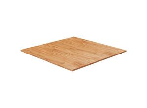 8720286930267 - Bonnevie - Tischplatte Quadratisch Hellbraun 90x90x25cm Behandelte Eiche vidaXL56945