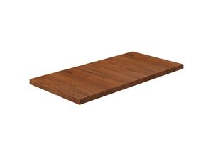 8720286930458 - Bonnevie - WaschtischplatteWaschtischkonsole Dunkelbraun 80x40x25 cm Massivholz Behandelt vidaXL