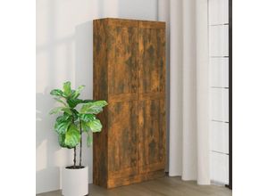 8720286931790 - Bonnevie - BadezimmerschrankBadschrank Räuchereiche 825x305x1855 cm Holzwerkstoff vidaXL