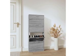 8720286944950 - Schuhschrank Grau Sonoma 59x17x150 cm Holzwerkstoff vidaXL927949 8720286944950 - Schuhschrank Grau Sonoma 59x17x150 cm Holzwerkstoff vidaXL927949