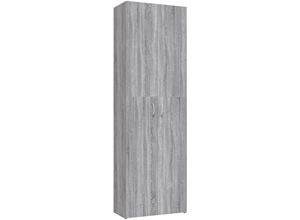 8720286952597 - Bonnevie - Büroschrank Grau Sonoma 60x32x190 cm Holzwerkstoff vidaXL190655