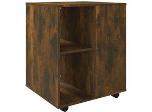 8720286956465 - Vidaxl - Rollschrank Räuchereiche 60x53x72 cm Holzwerkstoff 318703