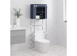 8720286957196 - Bonnevie - Toilettenregal 2 Ablagen Blau 56x30x170 cm Eisen vidaXL689846 8720286957196 - Bonnevie - Toilettenregal 2 Ablagen Blau 56x30x170 cm Eisen vidaXL689846