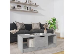 8720286965610 - Bonnevie - Couchtische Kaffeetisch Betongrau 102x50x36 cm Holzwerkstoff vidaXL