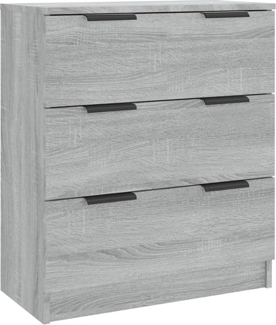 8720286967843 - vidaXL - Sideboard - 60x30x70 - cm - handgefertigt - Holz - grau - sonoma - Eiche