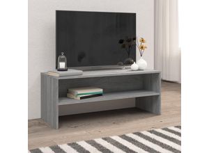 8720286974940 - Bonnevie - TV-SchrankTV-Möbel Grau Sonoma 100x40x40 cm Holzwerkstoff vidaXL