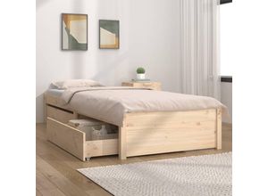8720287011590 - Bonnevie - Bett mit Schubladen 90x200 cm vidaXL670861