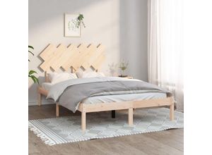 8720287035930 - Bonnevie - MassivholzbettSchlafzimmerbettDoppelbett 135x190 cm vidaXL