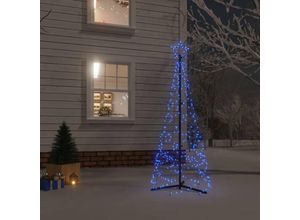 8720287069225 - Bonnevie - LED-WeihnachtsbaumOutdoor-Lichterketten Kegelform Blau 200 LEDs 70x180 cm vidaXL