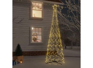 8720287069287 - Bonnevie - LED-WeihnachtsbaumOutdoor-Lichterketten Kegelform Warmweiß 500 LEDs 100x300 cm vidaXL