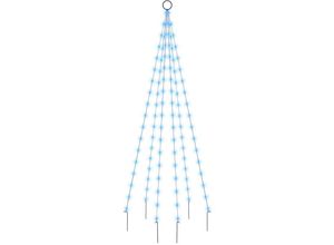 8720287069393 - Vidaxl - LED-Weihnachtsbaum für Fahnenmast Blau 108 LEDs 180 cm