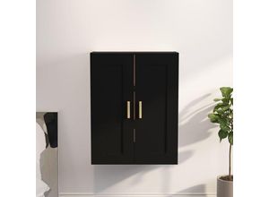 8720287080534 - Bonnevie - Wandschrank Badschrank Schwarz 695x325x90 cm Holzwerkstoff vidaXL