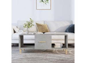 8720287082453 - Bonnevie - Couchtische Kaffeetisch Betongrau 102x50x40 cm Holzwerkstoff vidaXL