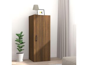 8720287085683 - Bonnevie - Hängeschrank Braun Eichen-Optik 345x34x90 cm Holzwerkstoff vidaXL371843