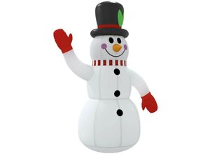 8720287088394 - vidaXL Aufblasbarer Schneemann mit LEDs 120 cm