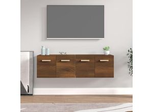 8720287120957 - Bonnevie - Wandschränke 2 Stk Wandhängeschrank Braun Eichen-Optik 60x365x35cm Holzwerkstoff vidaXL