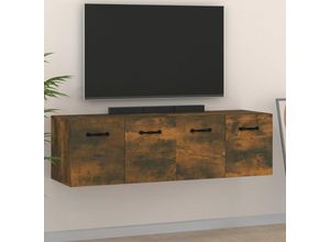 8720287121176 - Bonnevie - Wandschränke 2 Stk Wandhängeschrank Räuchereiche 80x35x365 cm Holzwerkstoff vidaXL