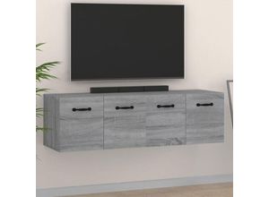 8720287121183 - Bonnevie - Wandschränke 2 Stk Wandhängeschrank Grau Sonoma 80x35x365 cm Holzwerkstoff vidaXL