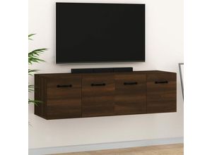 8720287121190 - Bonnevie - Wandschränke 2 Stk Wandhängeschrank Braun Eichen-Optik 80x35x365cm Holzwerkstoff vidaXL